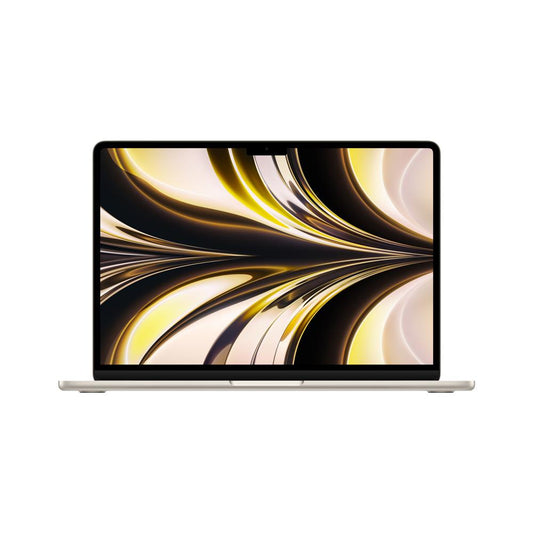 MacBook Air de 13 pulgadas: Chip M2 de Apple con CPU de 8 núcleos y GPU de 8 núcleos, 16 GB RAM, 256 GB SSD, Cargador 30W - Blanco estrella