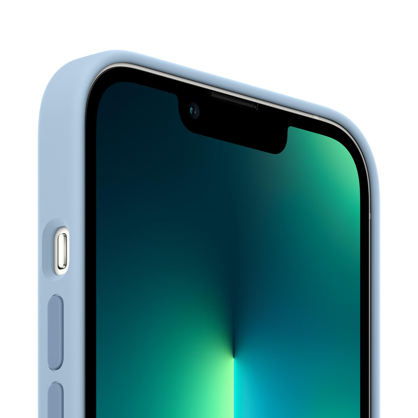 Funda de silicona con MagSafe para el iPhone 13 Pro - Azul niebla - Rossellimac