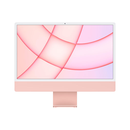iMac con pantalla Retina 4,5K de 24 pulgadas: Chip M1 de Apple con CPU de ocho núcleos y GPU de siete núcleos, 256 GB SSD - Rosa - Rossellimac