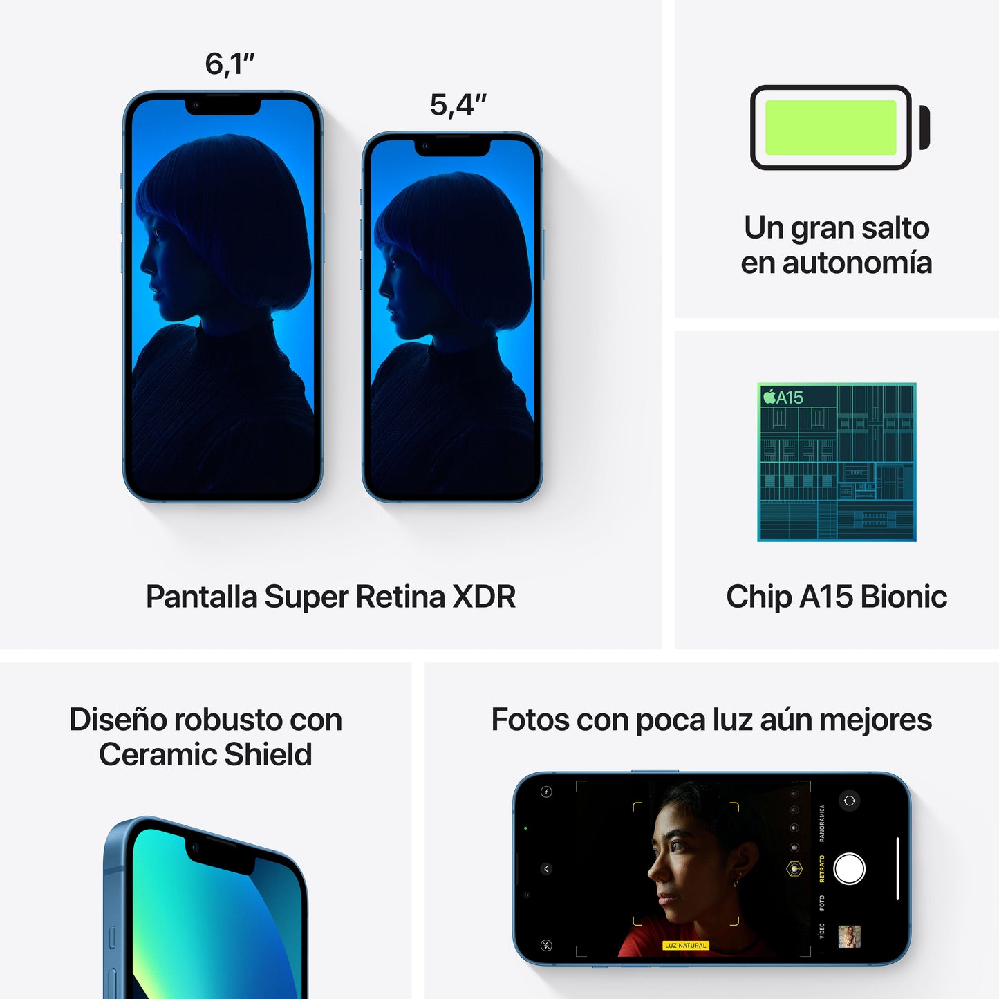 iPhone 13 128 GB Azul - Rossellimac
