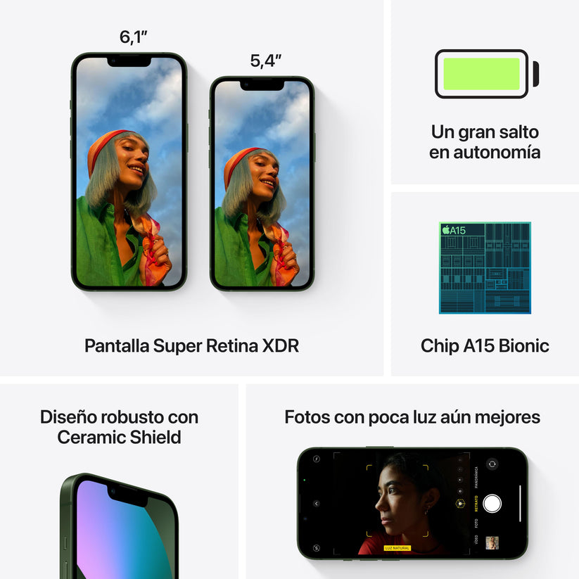 iPhone 13 256 GB Verde - Rossellimac