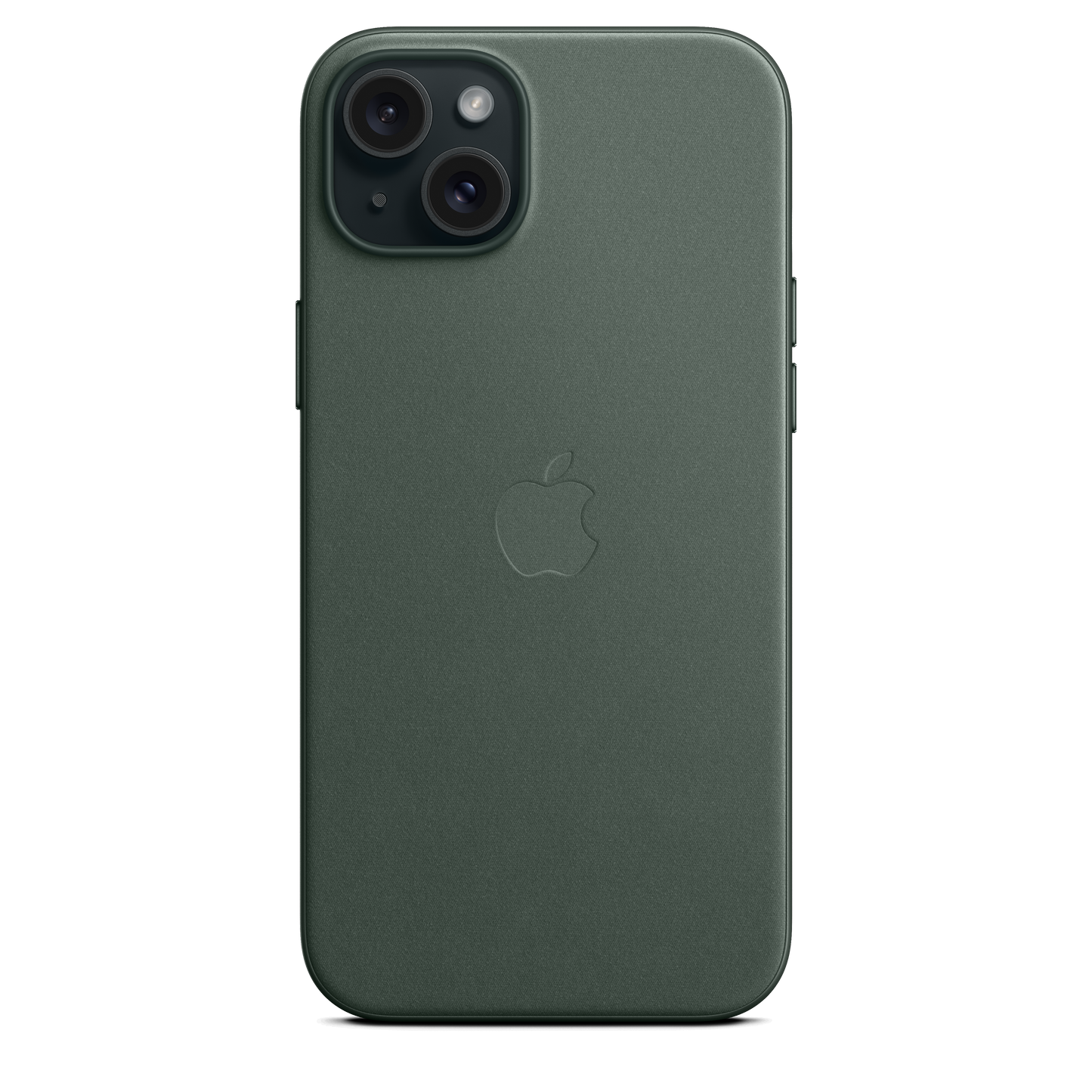 Funda de trenzado fino con MagSafe para el iPhone 15 Plus - Verde perenne