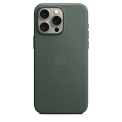 Funda de trenzado fino con MagSafe para el iPhone 15 Pro Max - Verde perenne
