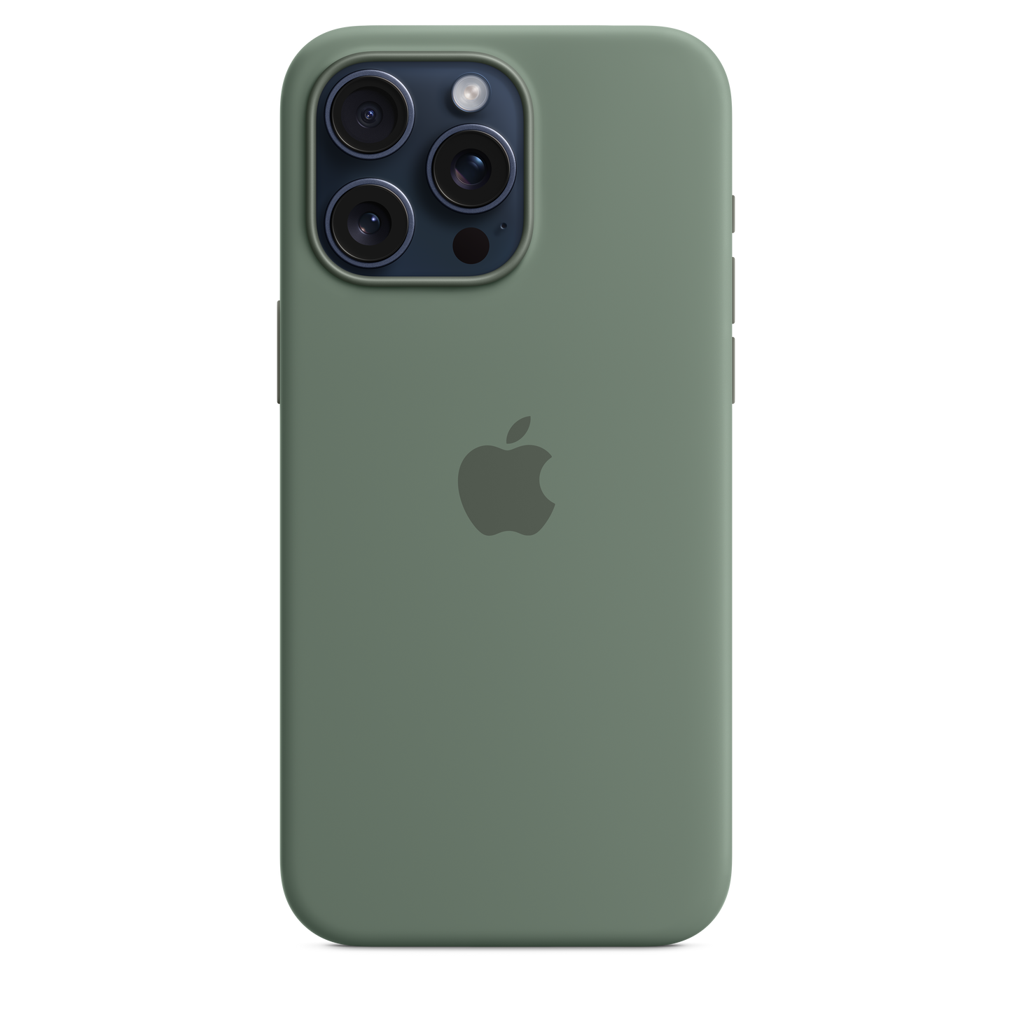 Funda de silicona con MagSafe para el iPhone 15 Pro Max - Ciprés