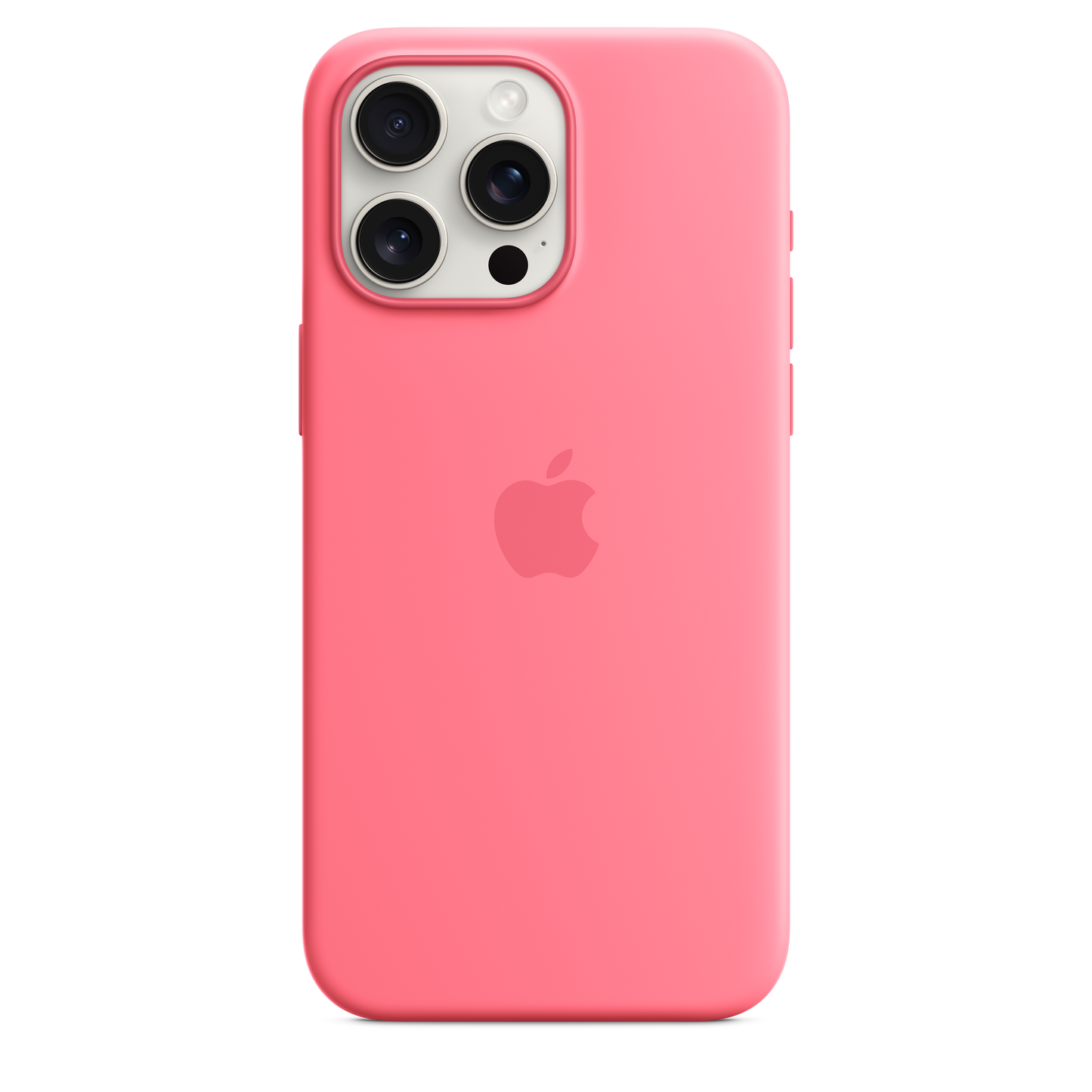 Funda de silicona con MagSafe para el iPhone 15 Pro Max - Rosa