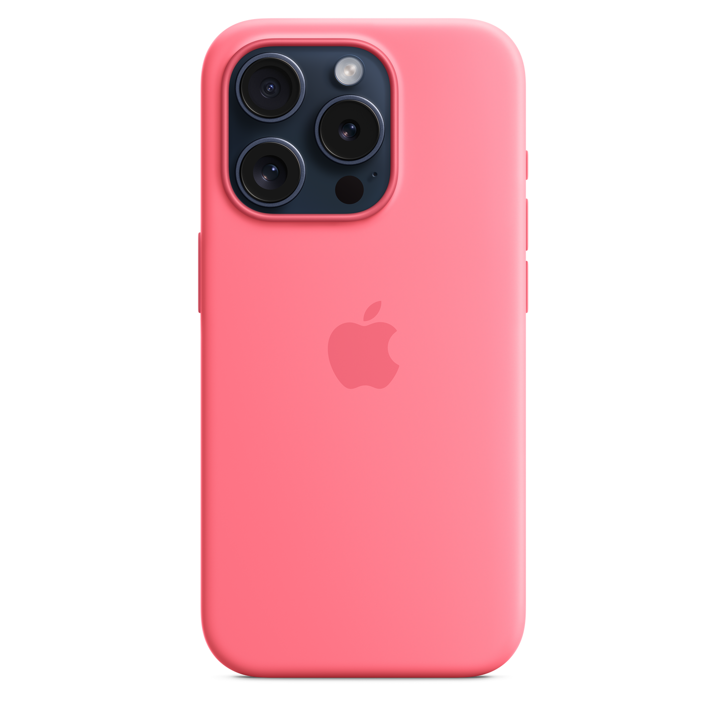 Funda de silicona con MagSafe para el iPhone 15 Pro - Rosa