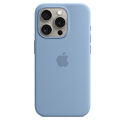 Funda de silicona con MagSafe para el iPhone 15 Pro -  Azul invierno