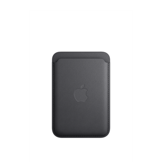Cartera de trenzado fino con MagSafe para el iPhone - Negro - Rossellimac