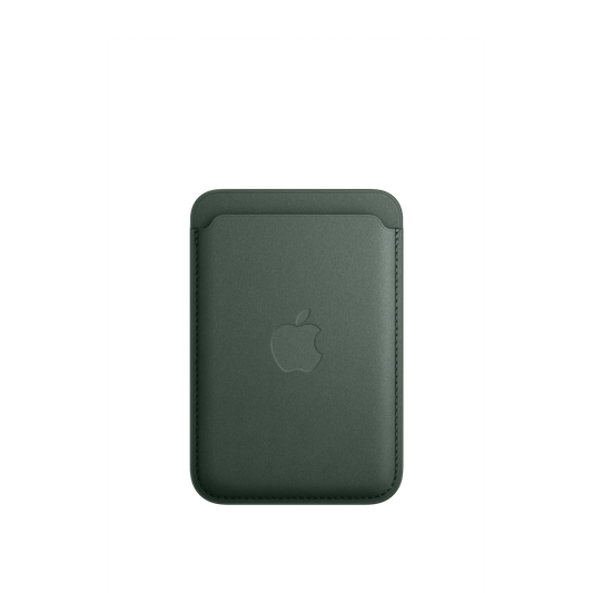 Cartera de trenzado fino con MagSafe para el iPhone - Verde perenne - Rossellimac
