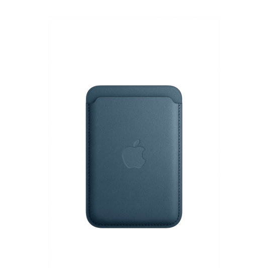 Cartera de trenzado fino con MagSafe para el iPhone - Azul pacífico