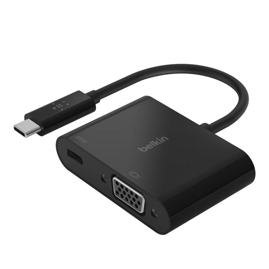 Adaptador USB-C a VGA + carga hasta 60W de Belkin - Rossellimac