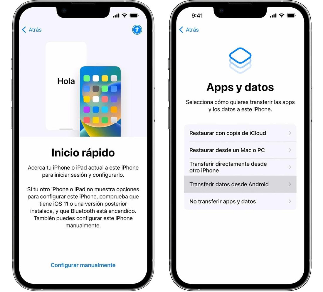 Cómo transferir los datos de tu antiguo iPhone a uno nuevo