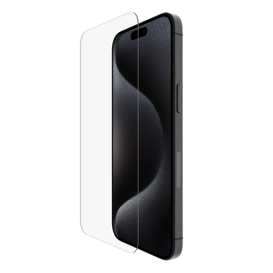 Protector de pantalla UltraGlass 2 con revestimiento antimicrobiano para iPhone 15 Pro Max de Belkin
