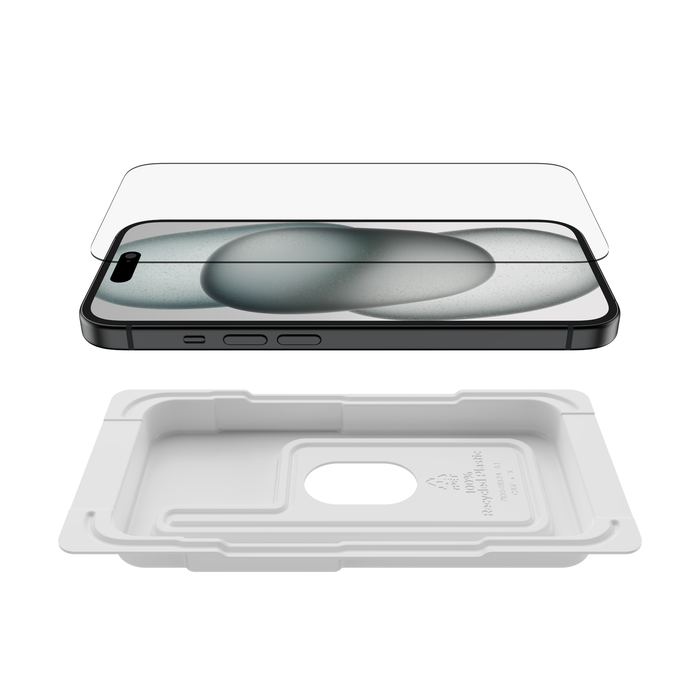 Protector de pantalla UltraGlass con revestimiento antimicrobiano para iPhone  14 y iPhone 13