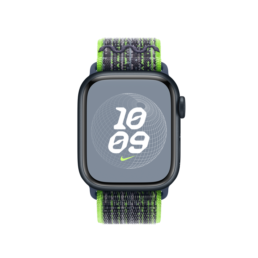 Correa Loop Nike Sport verde brillante/azul (41 mm) - Rossellimac