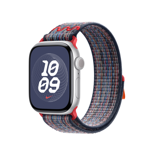 Correa Loop Nike Sport azul/roja (42 mm)