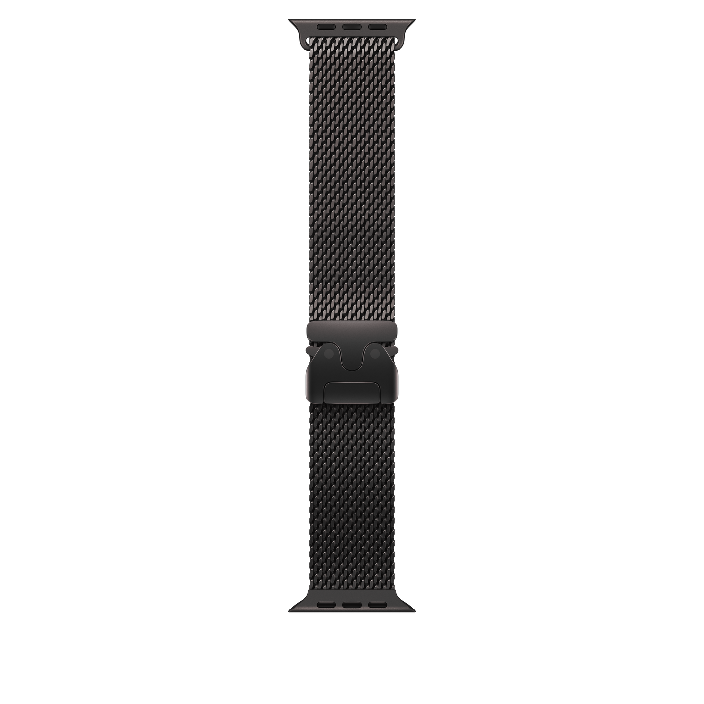 Pulsera Milanese Loop en titanio negro (49 mm) - Talla L