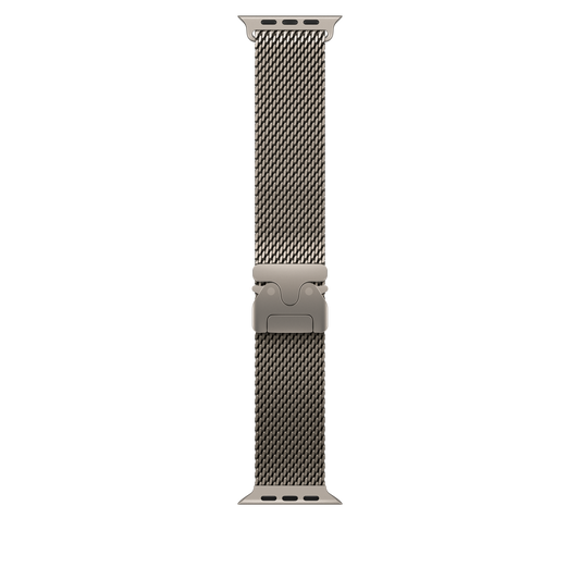 Pulsera Milanese Loop en titanio natural (49 mm) - Talla L