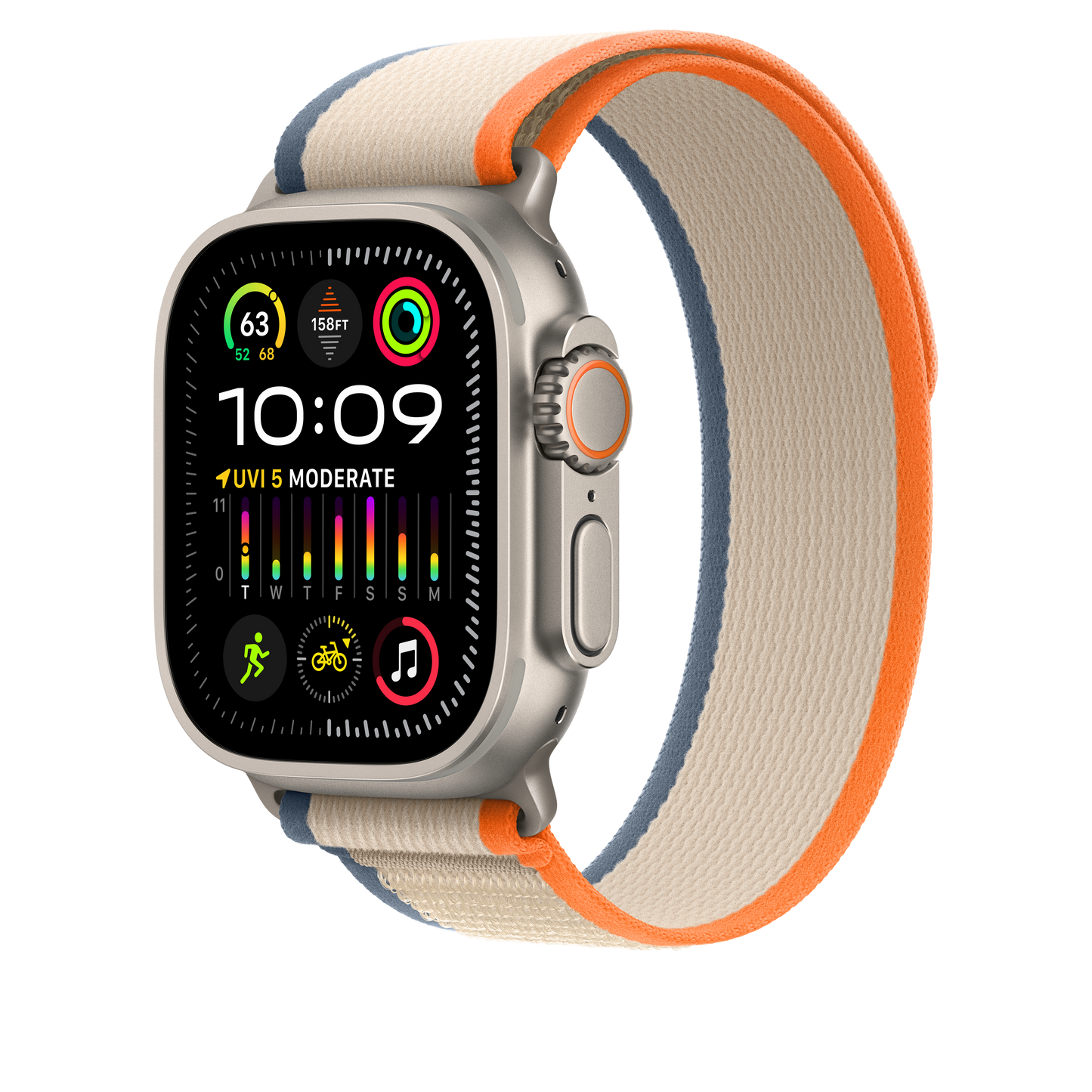 Correa Loop Trail naranja/beis (49 mm) - Talla M/L - Rossellimac