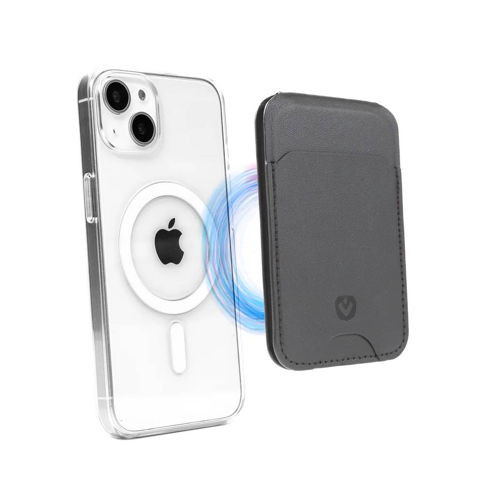 Card Wallet Stand MagSafe iPhone Negro | Valenta