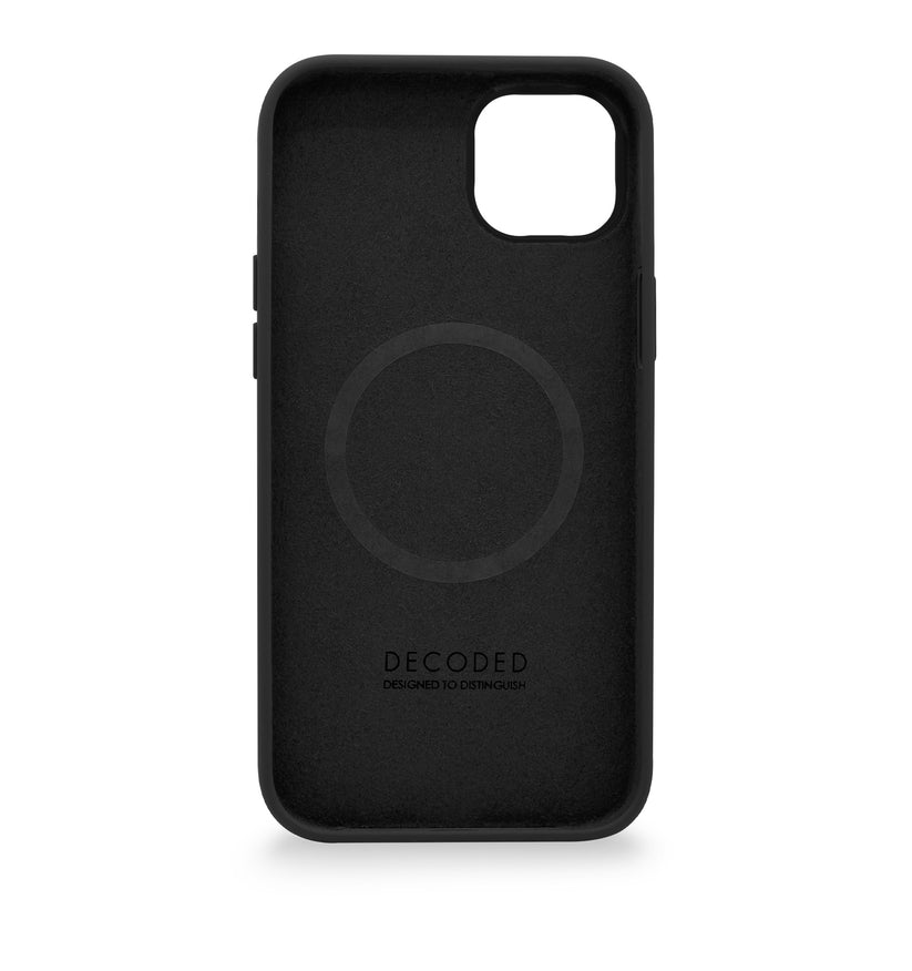 Funda silicona para iPhone 14 de Decoded iPhone 14 Negro - Rossellimac