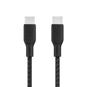 Cable BoostCharge Pro Flex 100W USB-C a USB-C de silicona y trenzado de Belkin 2 metros negro