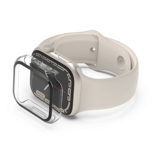 Cristal templado para Apple Watch 2en1 con protección 360 de Belkin Transparente 40/41mm - Rossellimac