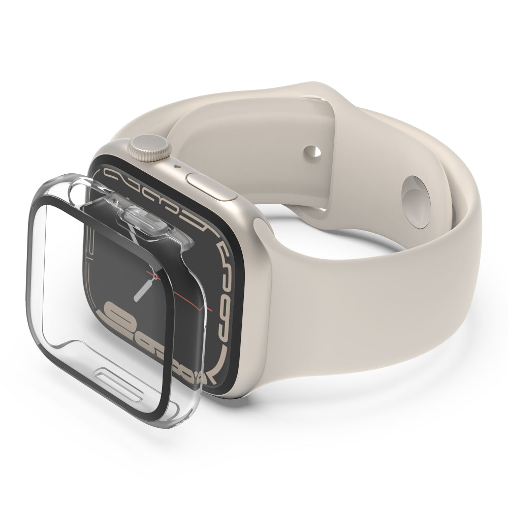 Cristal templado para Apple Watch 2en1 con protección 360 de Belkin Transparente 44/45mm