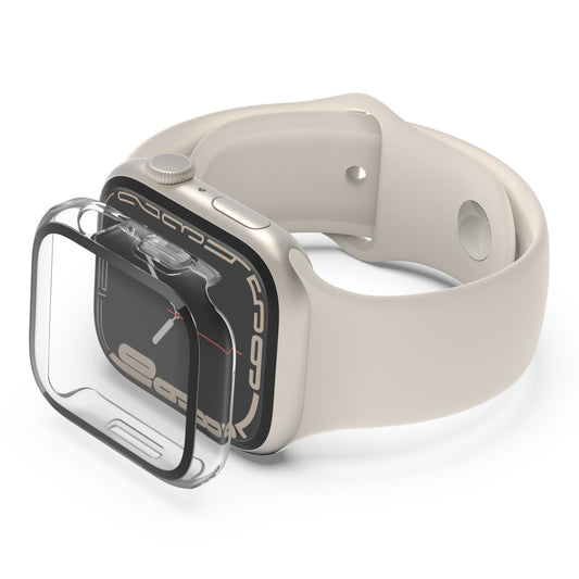 Cristal templado para Apple Watch 2en1 con protección 360 de Belkin Transparente 44/45mm - Rossellimac