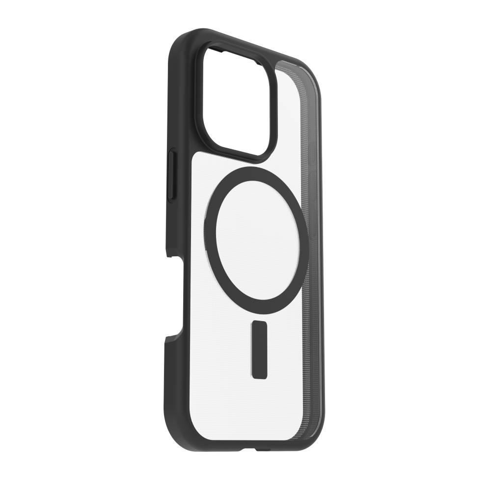 Funda React MagSafe para iPhone 16 Pro transparente/negro de Otterbox