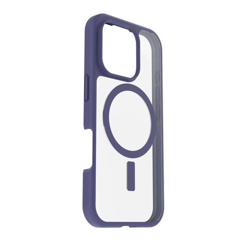 Funda React MagSafe para iPhone 16 Pro transparente/morado de Otterbox