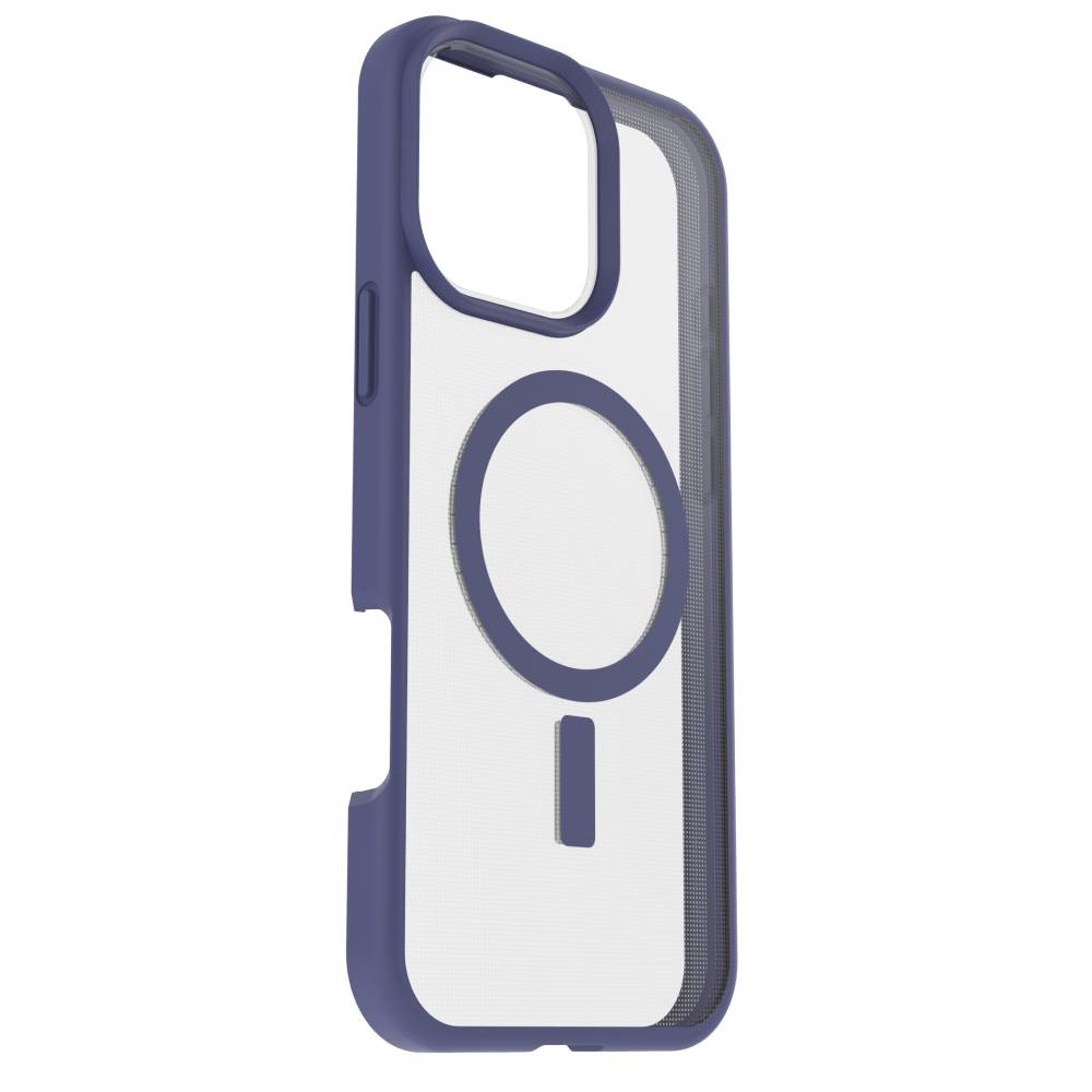 Funda React MagSafe para iPhone 16 Pro Max transparente/morado de Otterbox