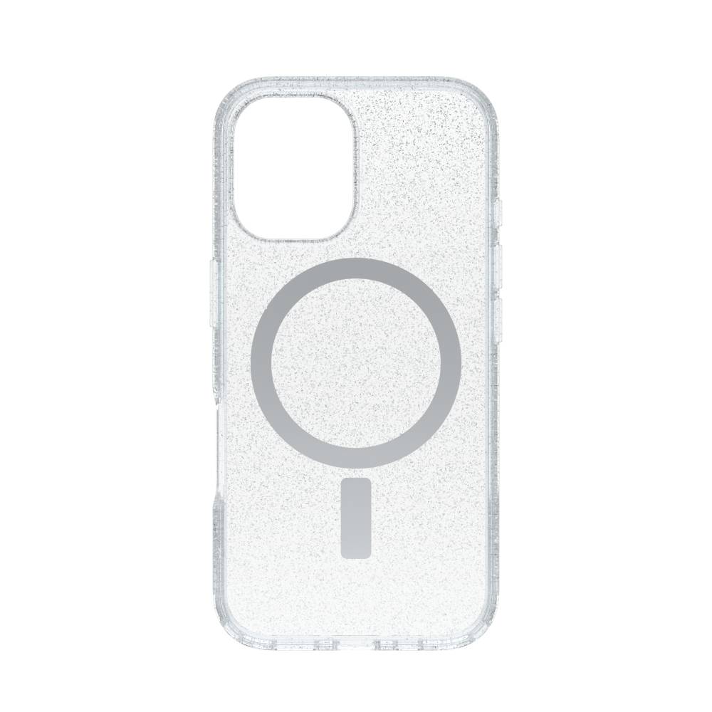 Funda Symmetry Clear MagSafe para iPhone 16 Stardust de Otterbox