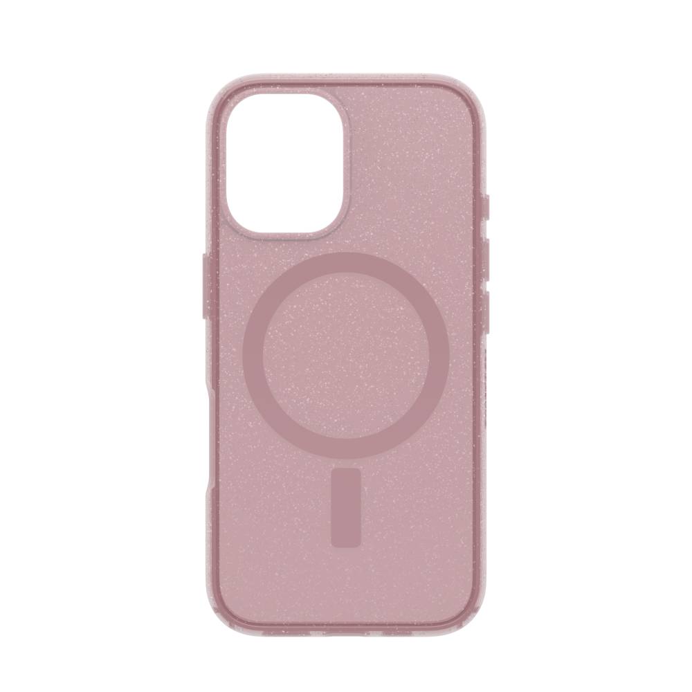 Funda Symmetry Clear MagSafe para iPhone 16 Rosa de Otterbox