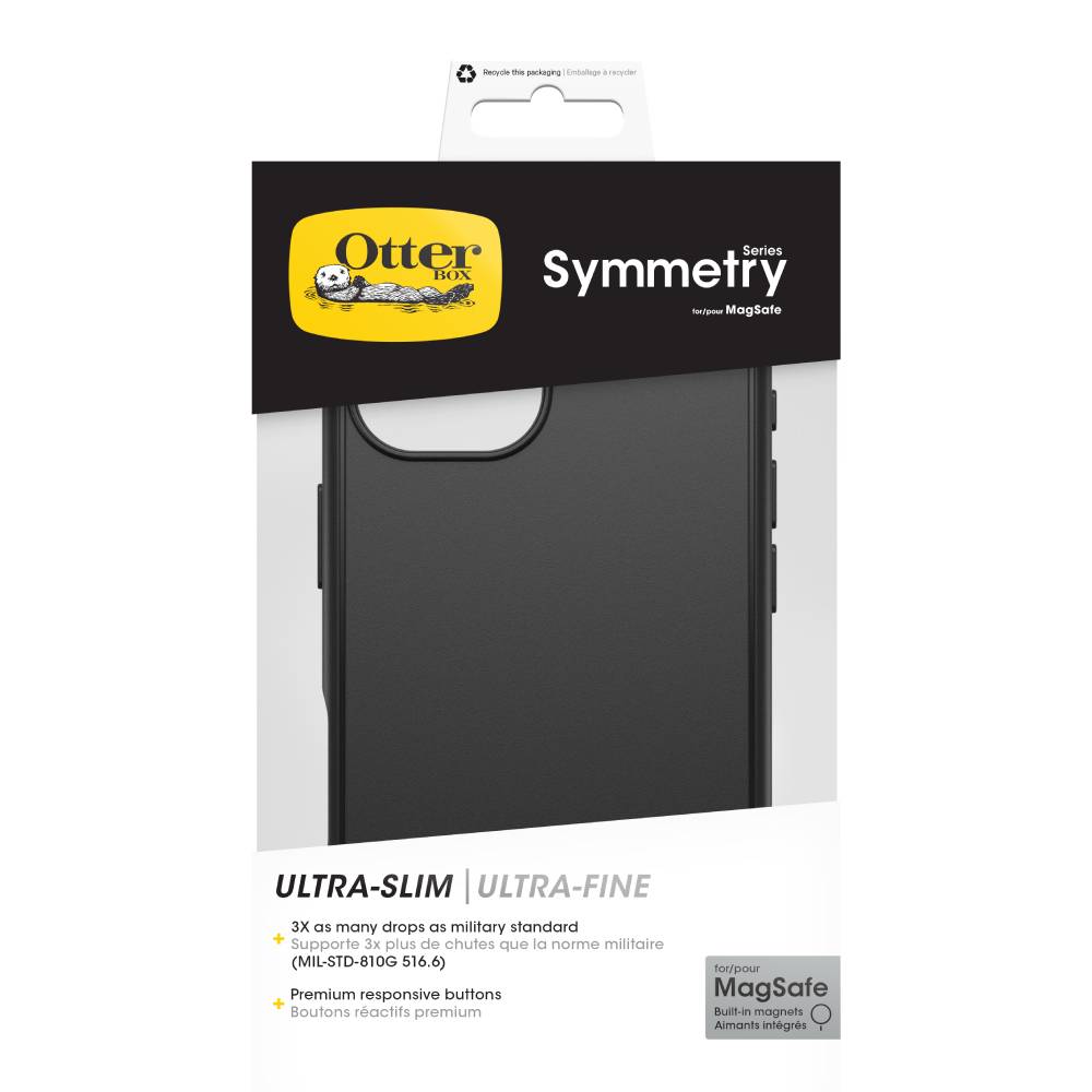 Funda Symmetry MagSafe para iPhone 16 Negro de Otterbox