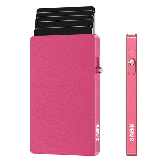 Cartera protector Aluminium MagSafe para iPhone Rosa de Valenta