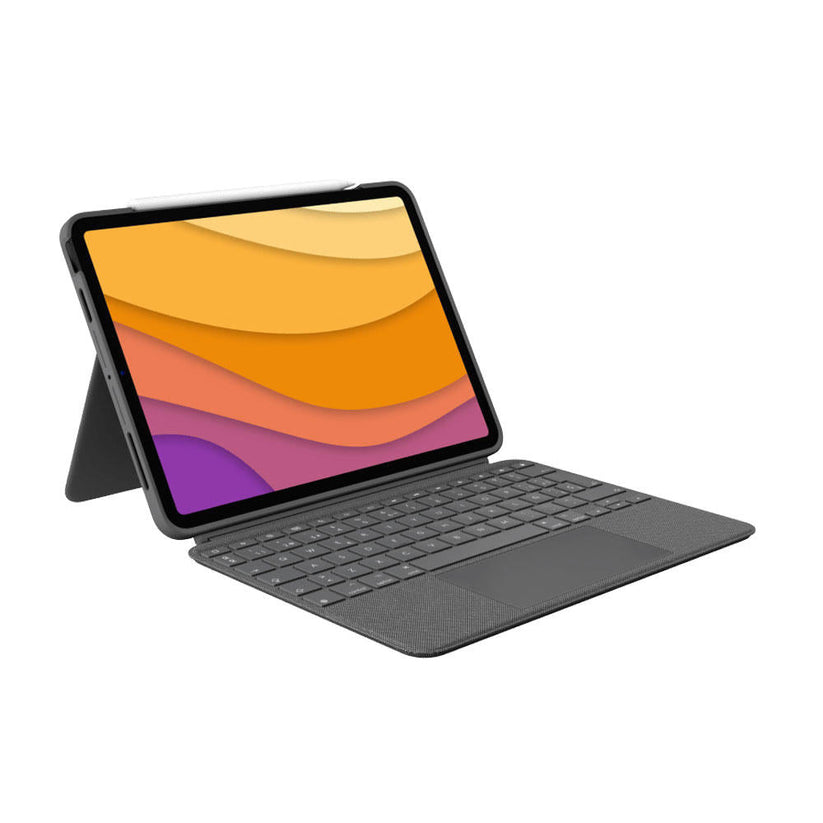 Funda con Teclado Combo Touch de Logitech Gris  iPad Air 4/5Gen - Rossellimac