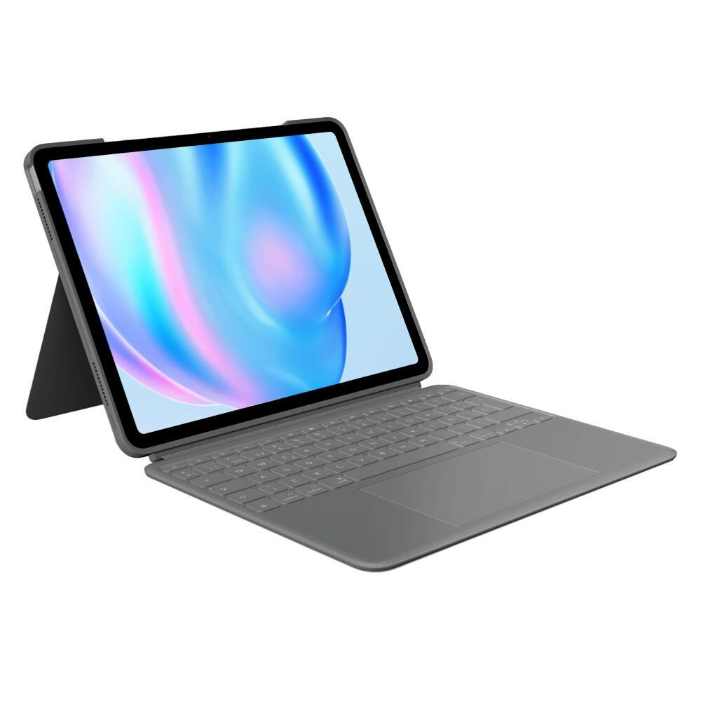 Funda con Teclado Combo Touch de Logitech Gris grafito iPad Air 13" M2 - Rossellimac