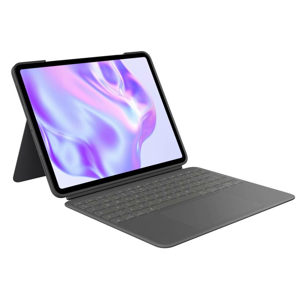 Funda con Teclado Combo Touch de Logitech Gris grafito iPad Pro 11" M4 - Rossellimac