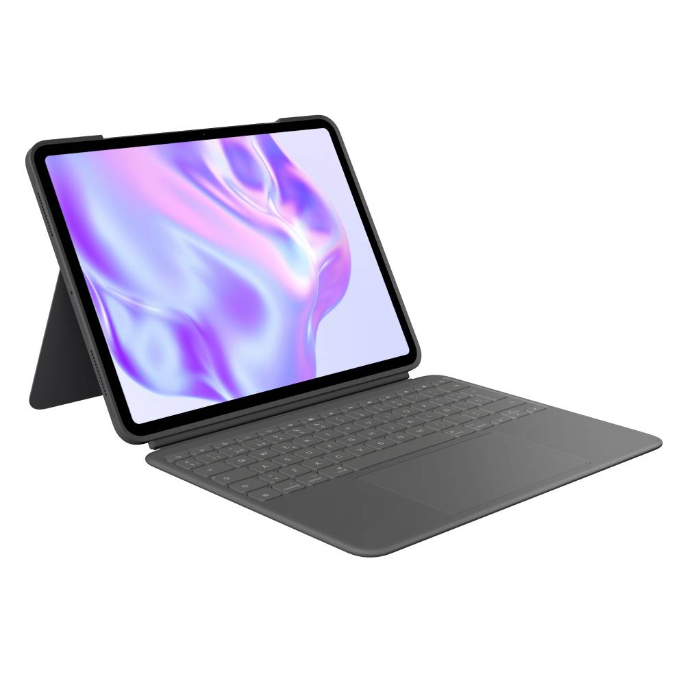 Funda con Teclado Combo Touch de Logitech Gris grafito iPad Pro 11" M4 - Rossellimac