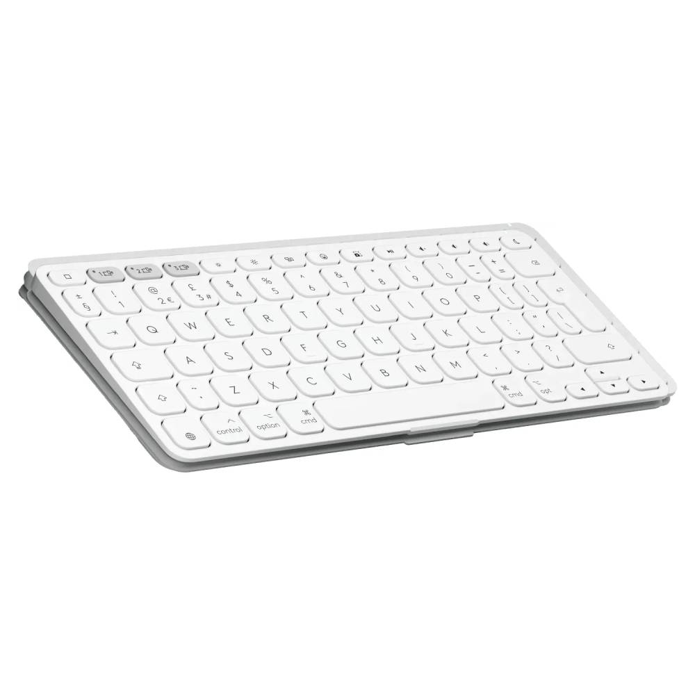 Teclado Español Logitech Keys To Go 2 blanco