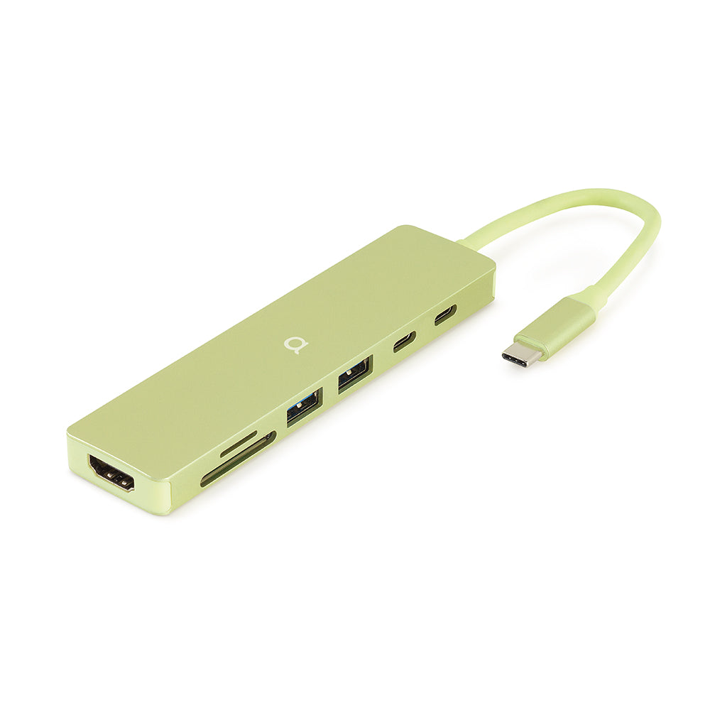 Adaptador Hub multipuerto USB-C 7 en 1 MacBook Neo - Citrus | Rossellimac