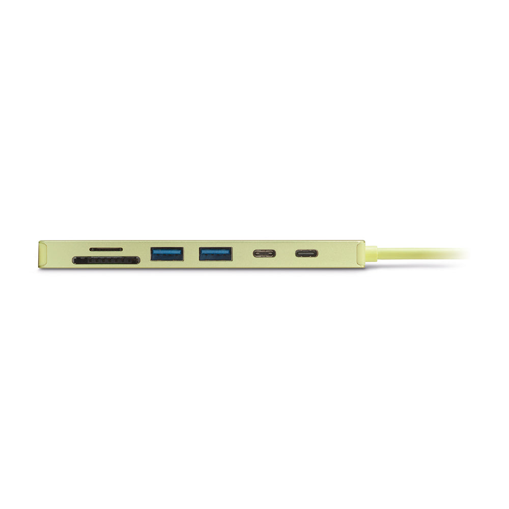 Adaptador Hub multipuerto USB-C 7 en 1 MacBook Neo - Citrus | Rossellimac
