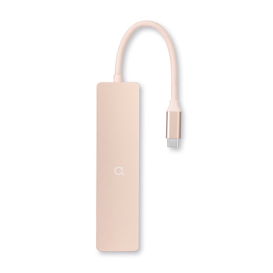 Adaptador Hub multipuerto USB-C 7 en 1 MacBook Neo - Blush | Rossellimac
