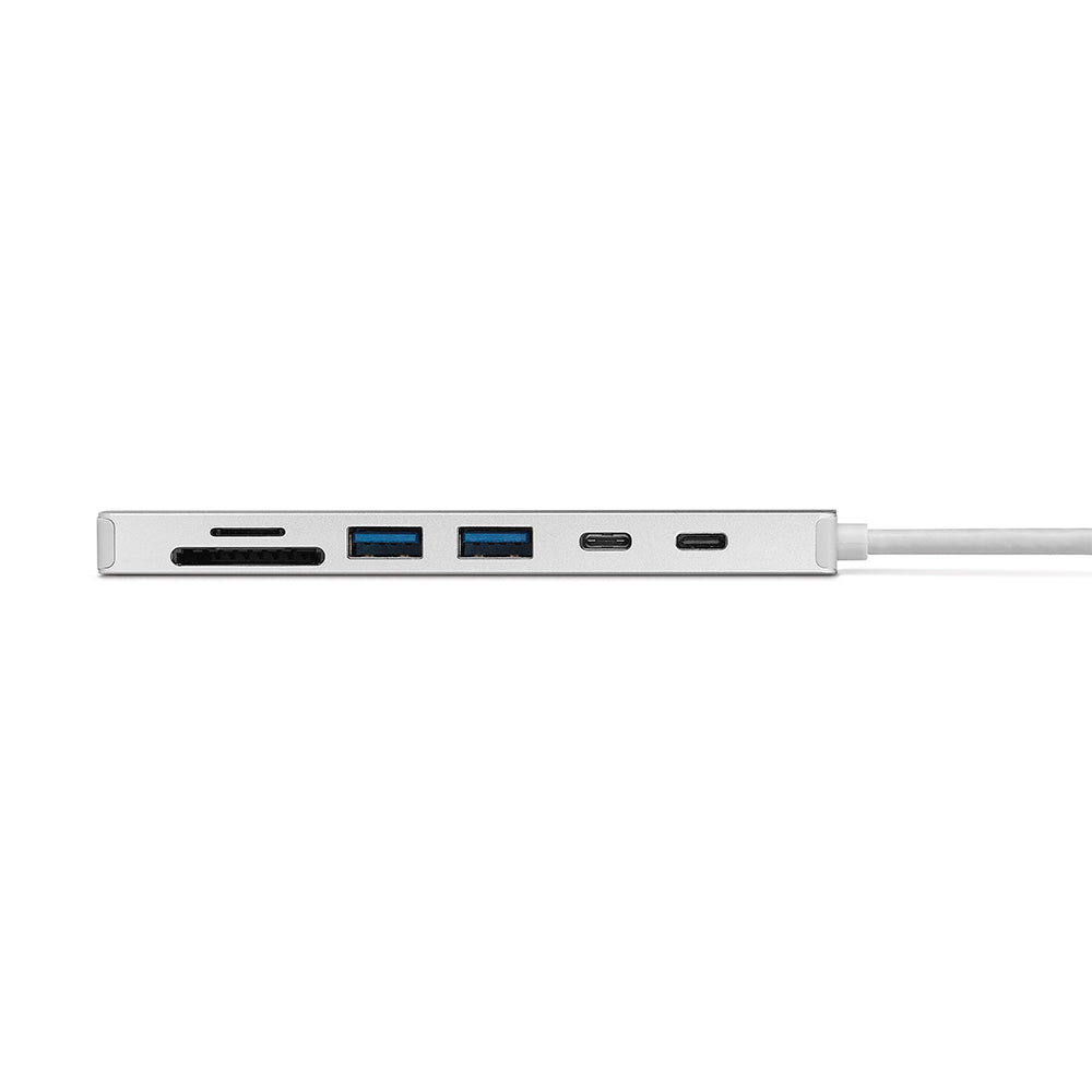 Adaptador Hub multipuerto USB-C 7 en 1 MacBook Neo - Plata | Rossellimac