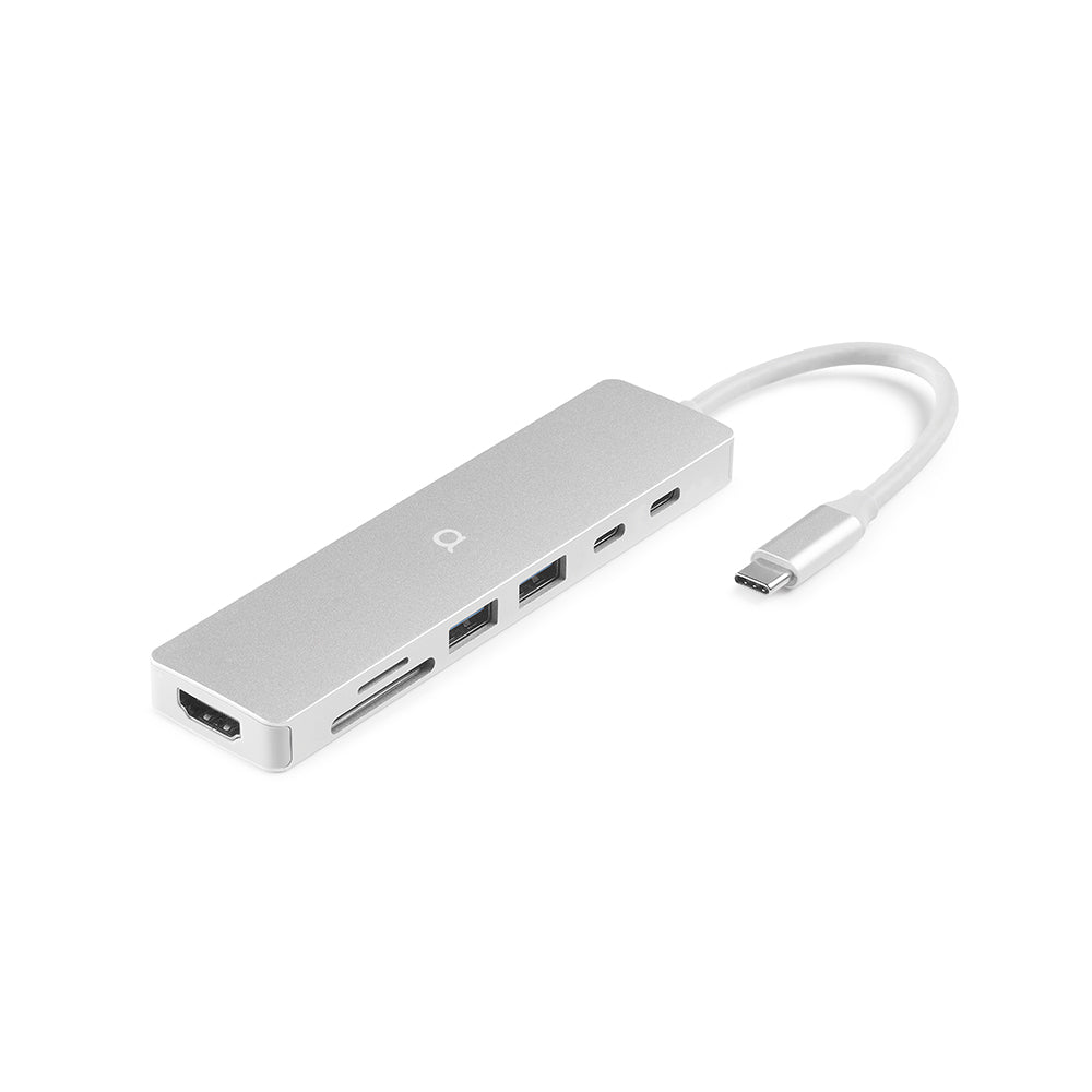 Adaptador Hub multipuerto USB-C 7 en 1 MacBook Neo - Plata | Rossellimac