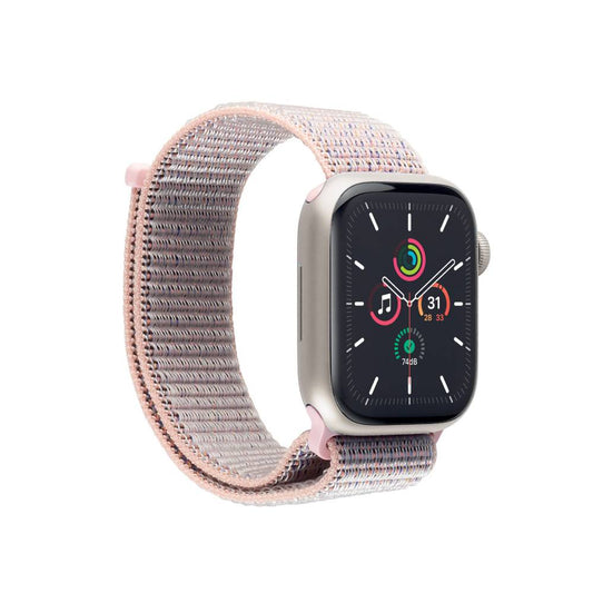 Correa velcro Koa para Apple Watch 38mm 42mm Rosa nube de Rossellimac