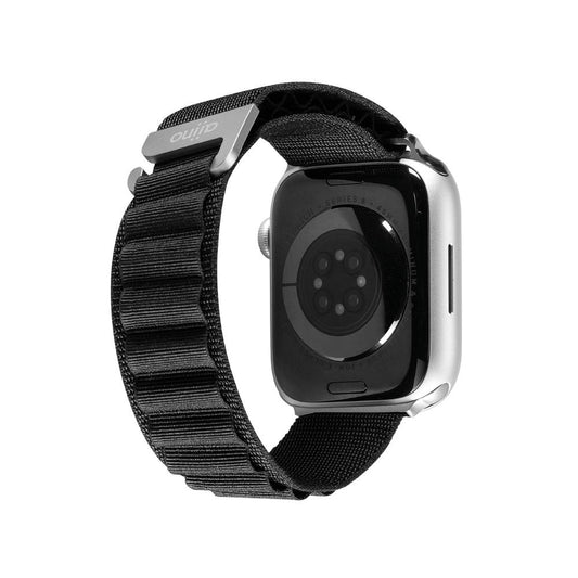 Correa nylon Vertical para Apple Watch 42mm/49mm Negro de Rossellimac