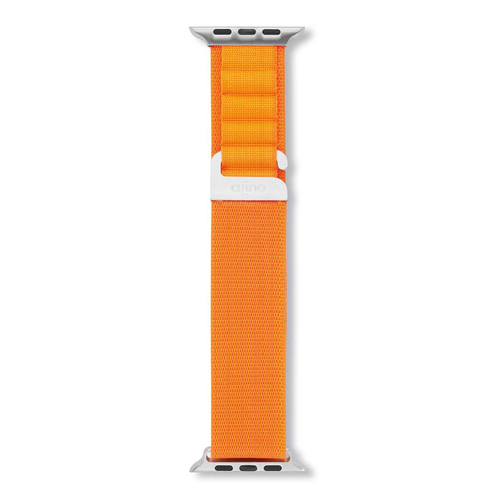 Correa nylon Vertical para Apple Watch 42mm/49mm Naranja de Rossellimac