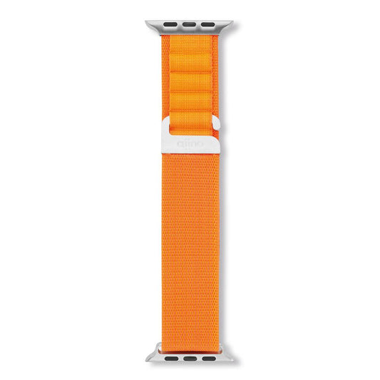 Correa nylon Vertical para Apple Watch 42mm/49mm Naranja de Rossellimac